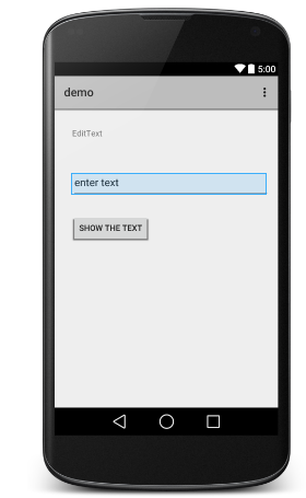 Android edittext Control