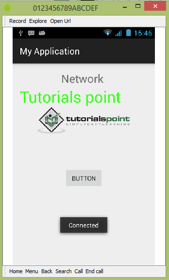 Anroid Network Connection Tutorial