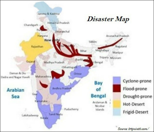 Indian Disaster Map