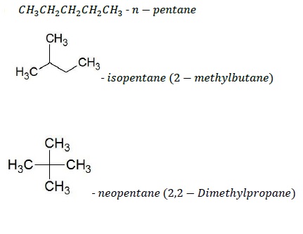 Pentane Isomers