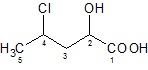 4−Chloro−2−hydroxy−pentanoic acid
