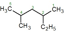 4−Ethyl − 2 − methylpentane