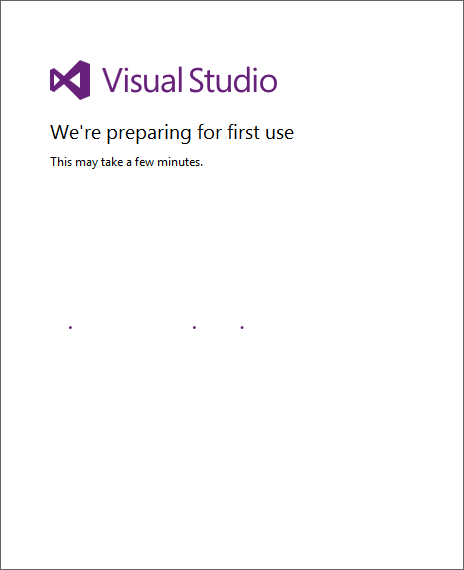 Preparing Visual Studio