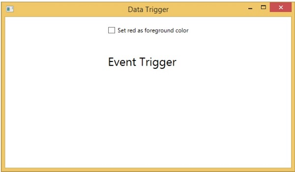 Event Trigger
