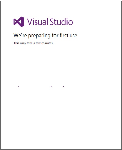 Visual Studio Start Menu
