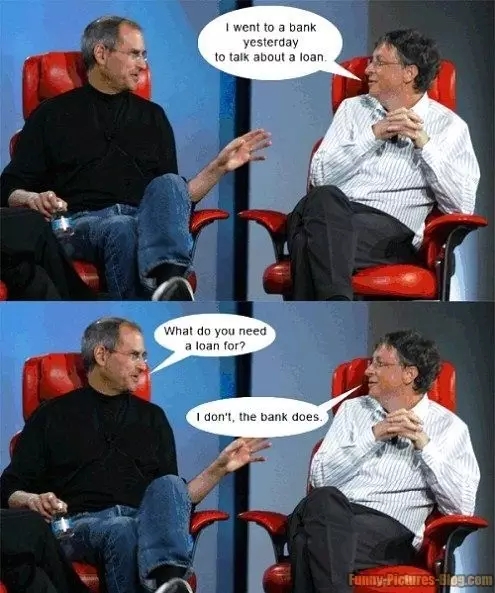What are some funny memes about Steve Jobs and Bill Gates